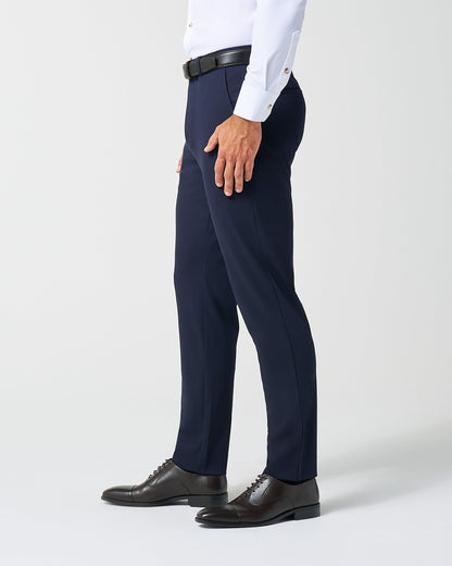 State & Liberty Athletic Fit Stretch Suit Pants - Navy