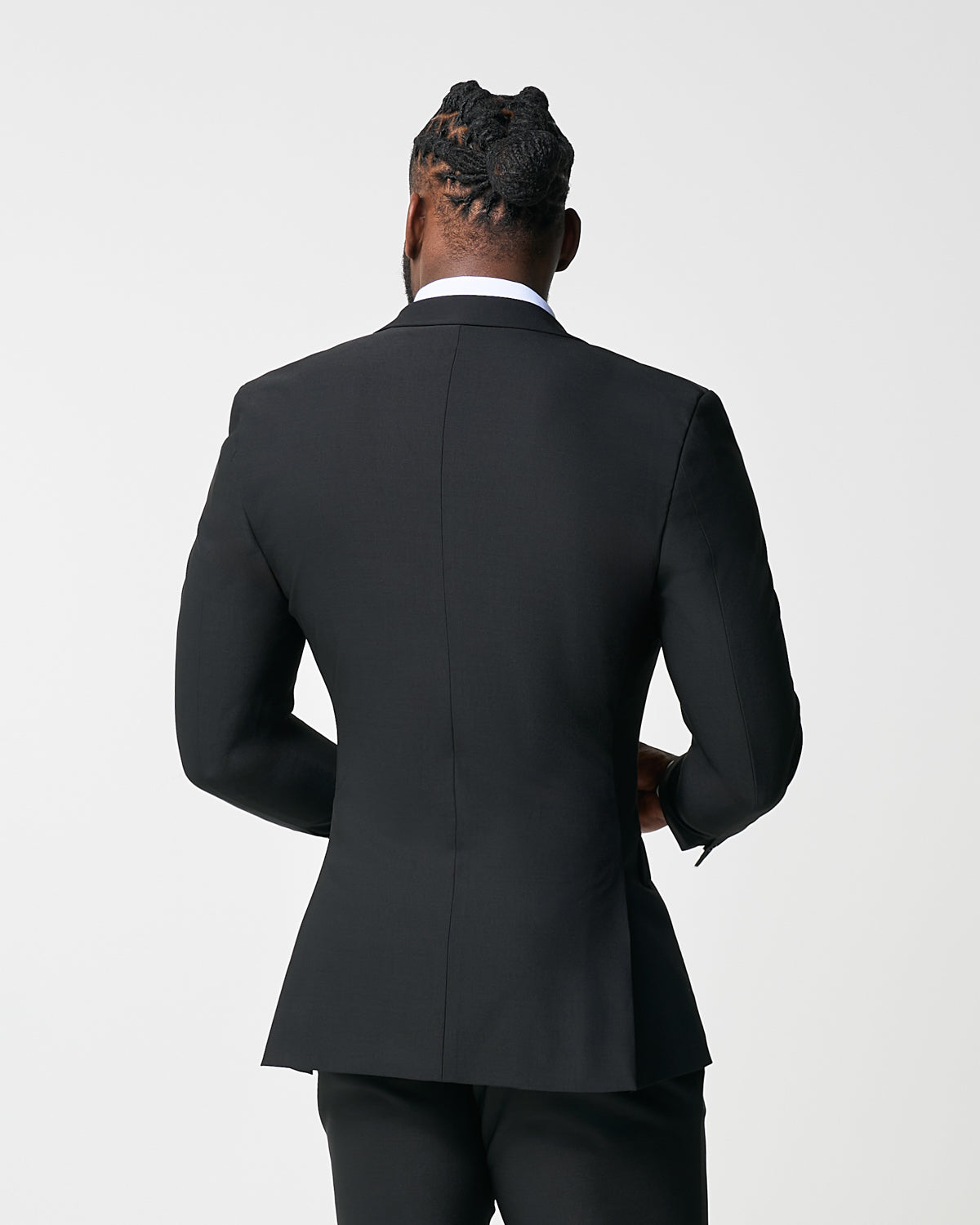 State & Liberty Athletic Fit Stretch Blazer - Heathered Black