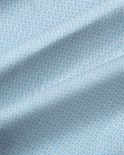 State & Liberty "The Stone" Light Blue Micro Diamond Geo Print