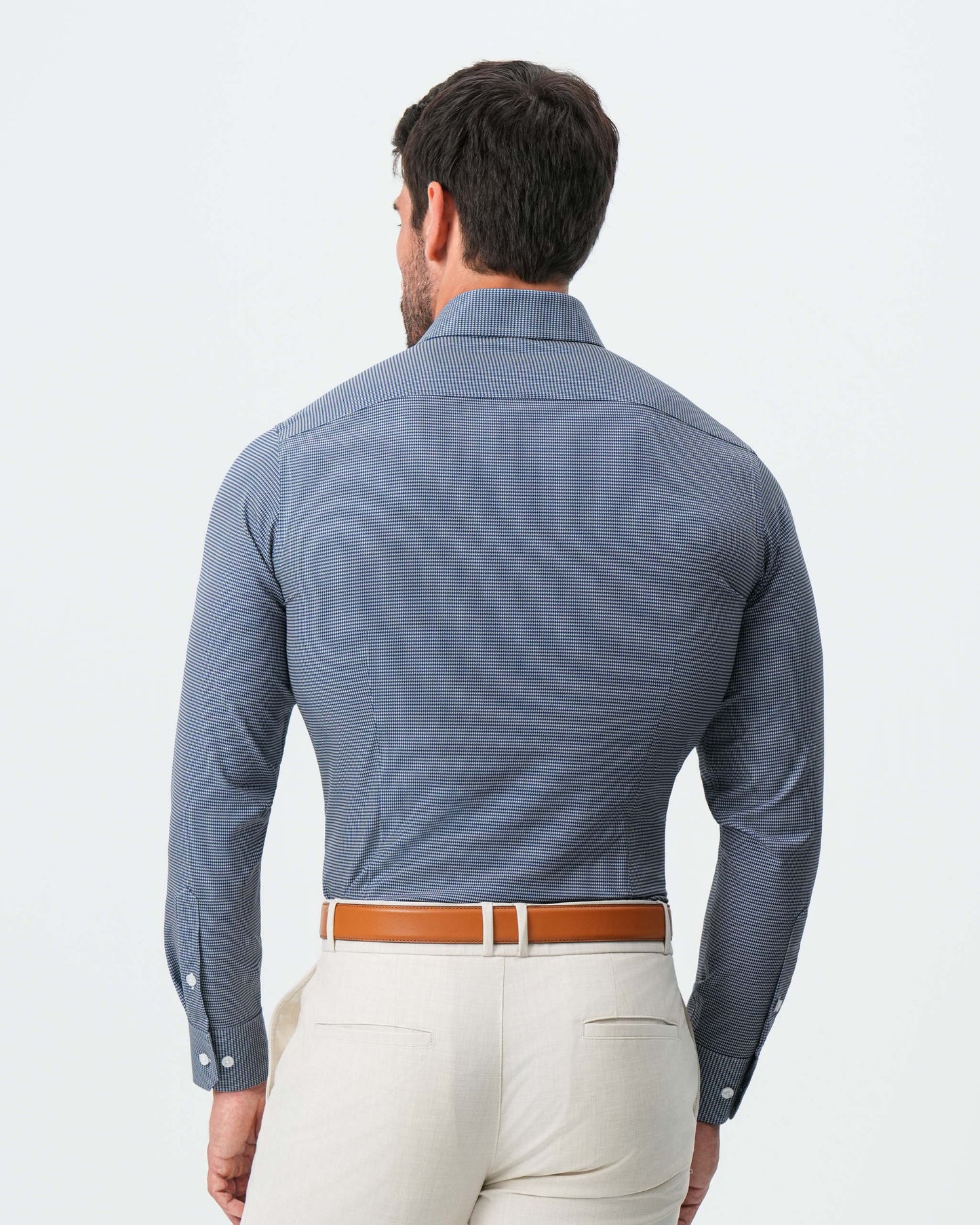 State & Liberty "The Holland" Dark Navy Micro Houndstooth