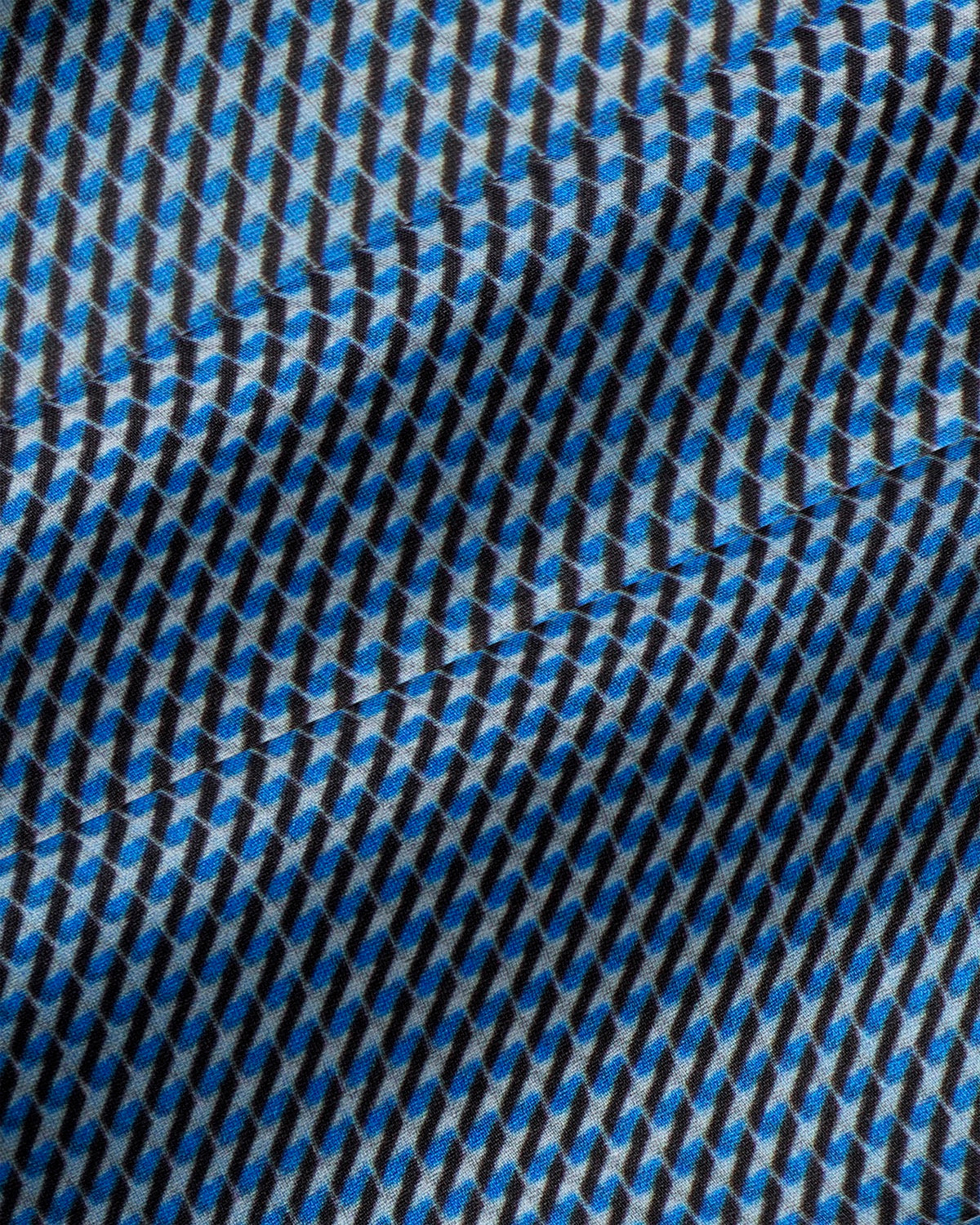 State & Liberty "The Lamar" Light Blue, Black & White Geo Weave