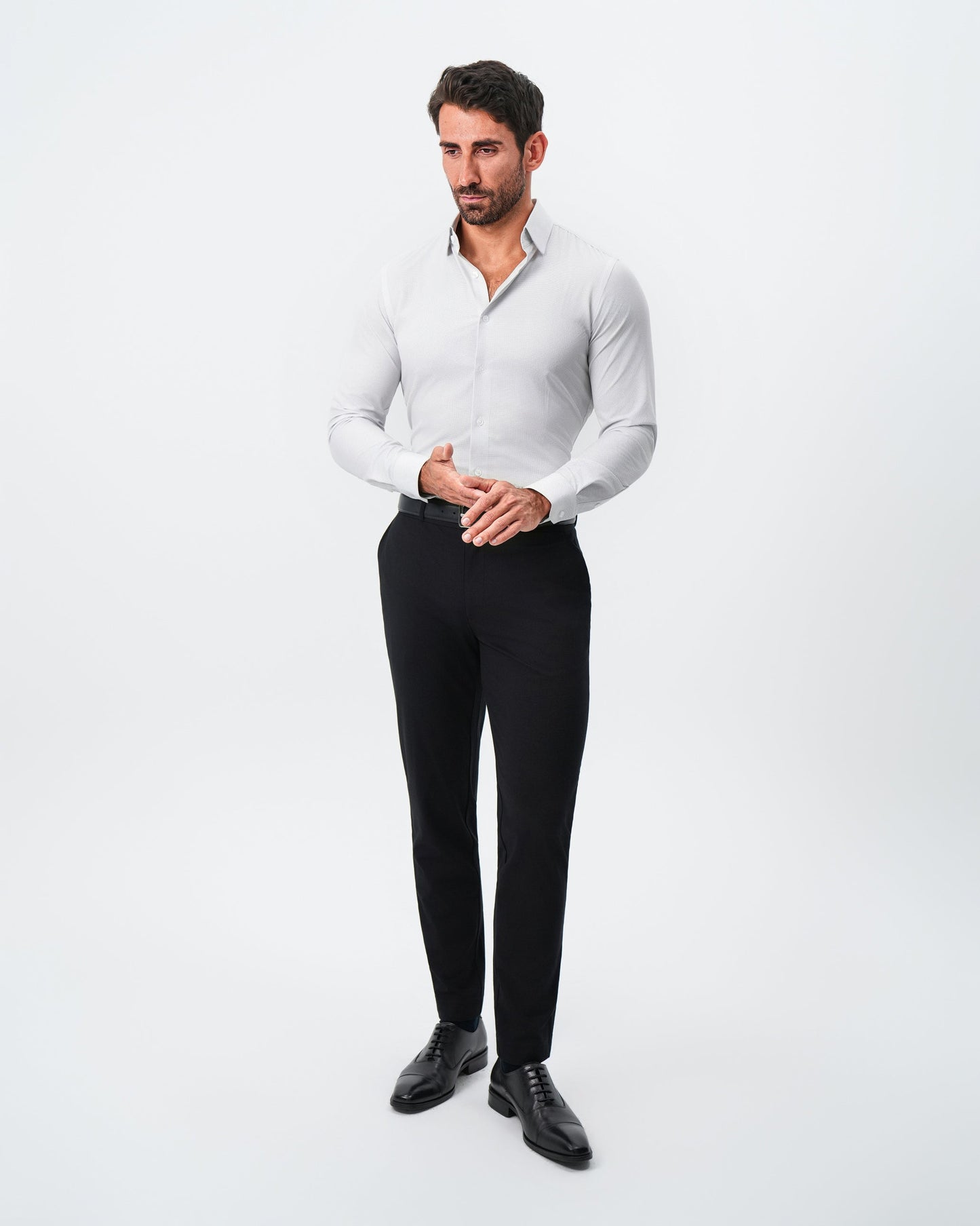 State & Liberty "The Johnny" Mini Grey Dot Print