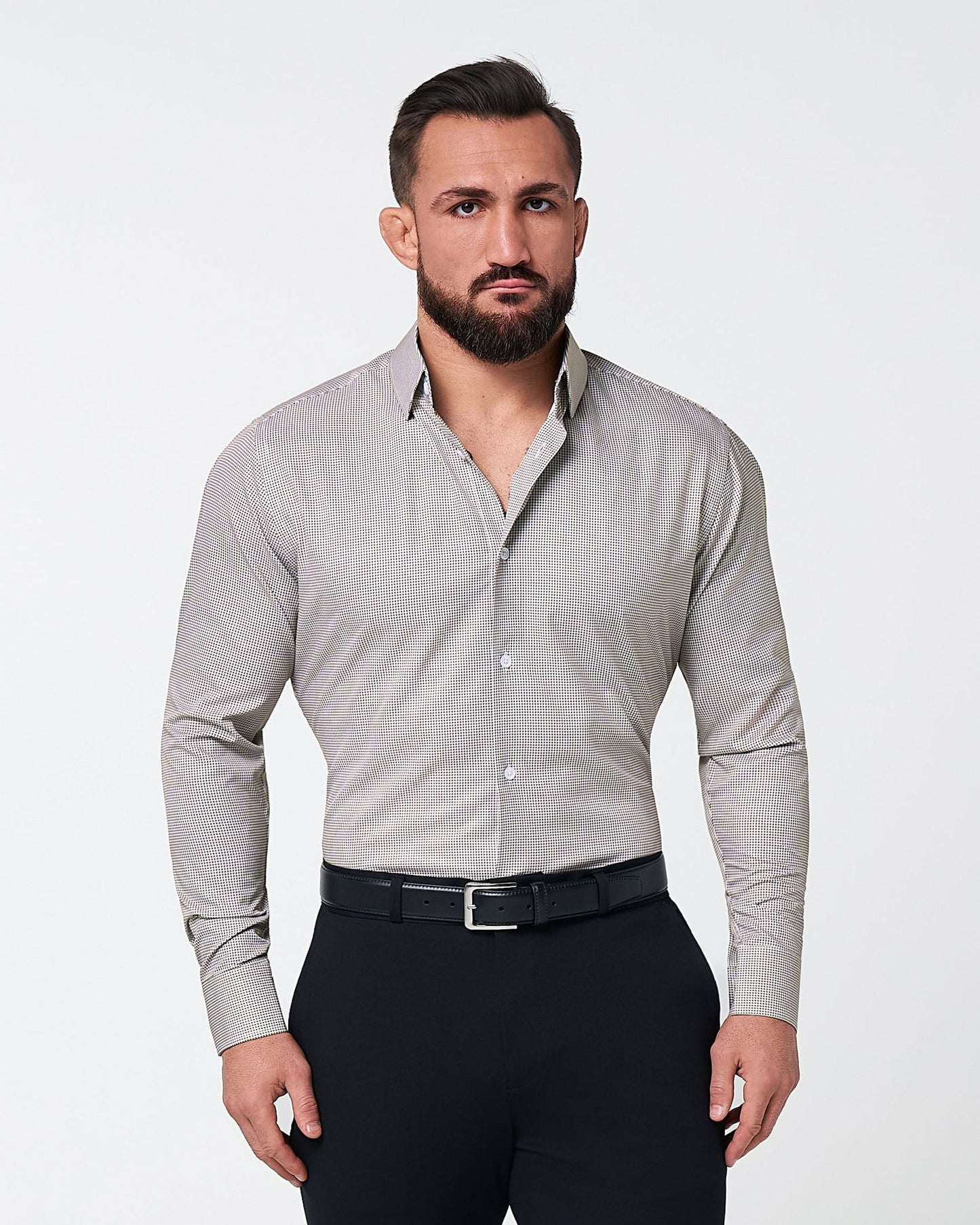 State & Liberty "The Vancouver" Brown Houndstooth