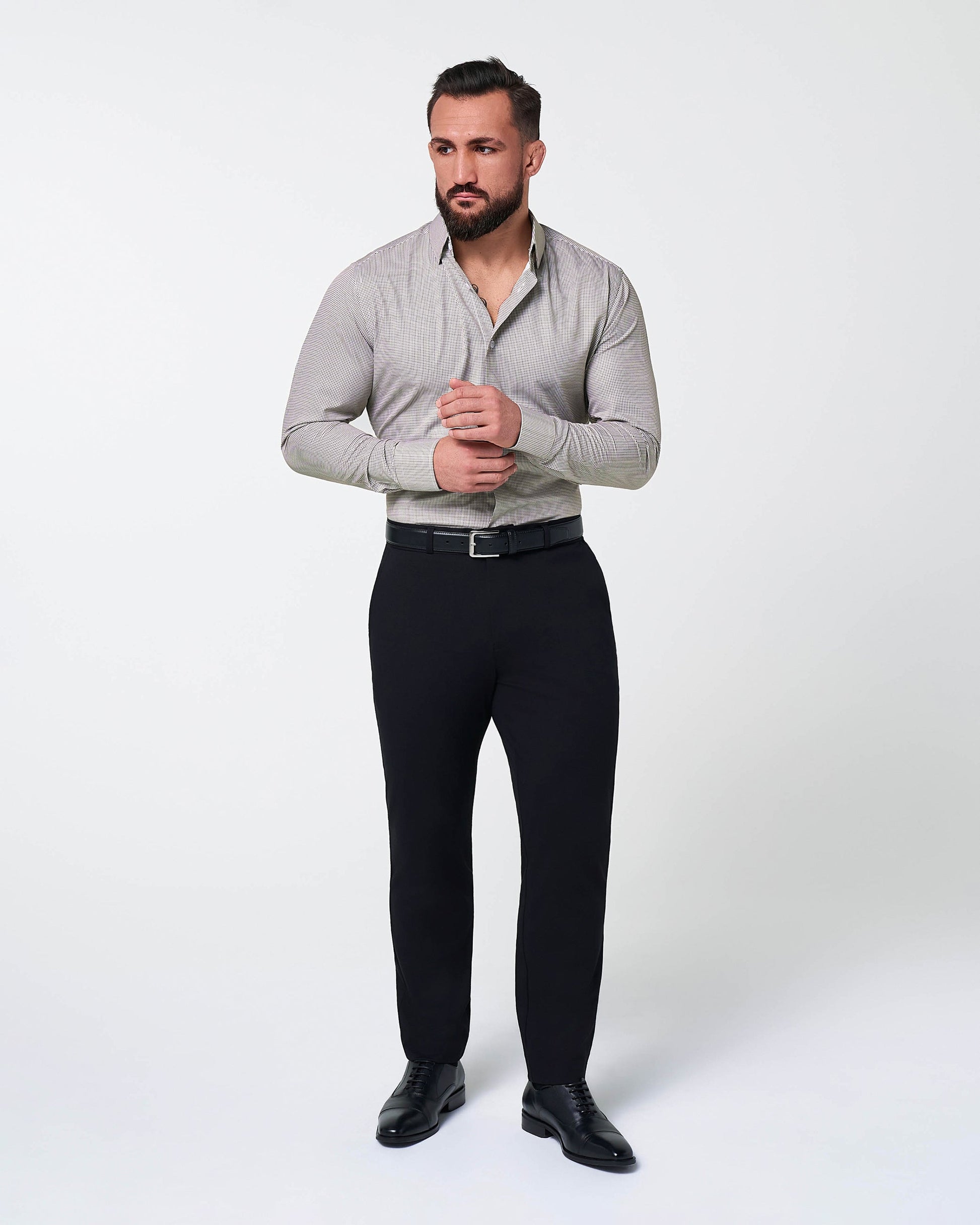 State & Liberty "The Vancouver" Brown Houndstooth