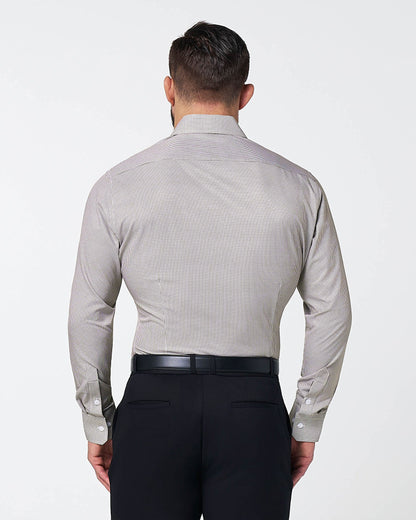 State & Liberty "The Vancouver" Brown Houndstooth
