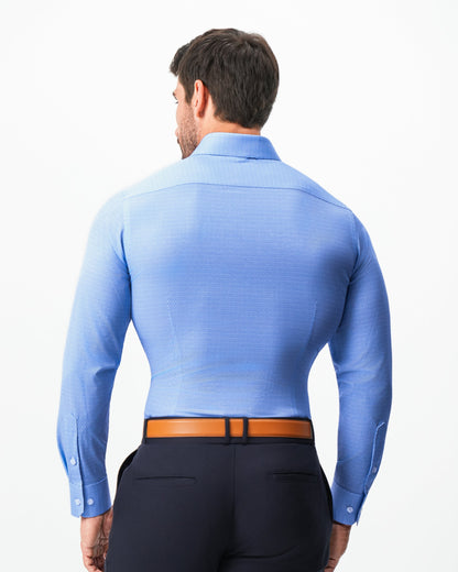 State & Liberty "The Sedona" Sky Blue with Navy Diamond Geo