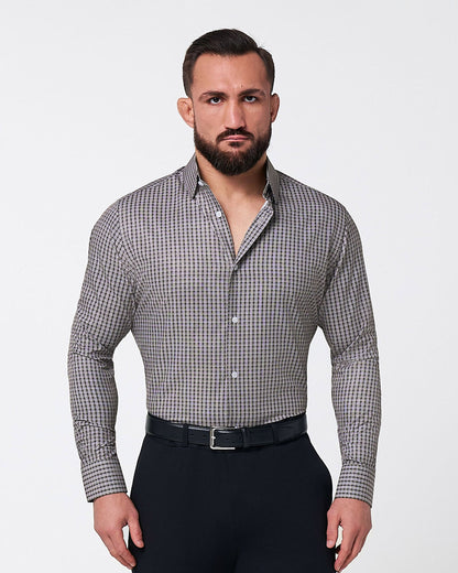 State & Liberty "The Mantle" White & Black Plaid