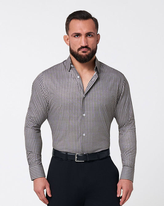 State & Liberty "The Mantle" White & Black Plaid