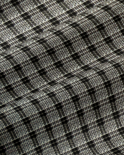 State & Liberty "The Mantle" White & Black Plaid