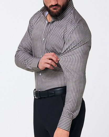 State & Liberty "The Mantle" White & Black Plaid