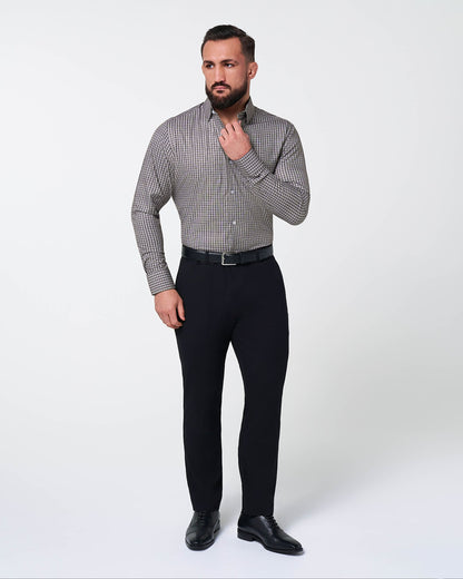 State & Liberty "The Mantle" White & Black Plaid