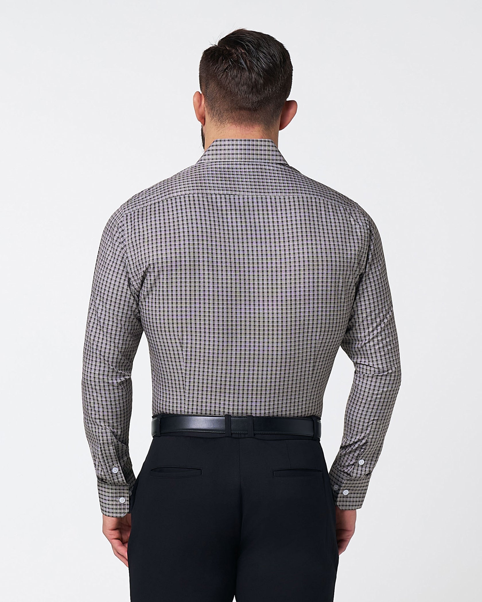 State & Liberty "The Mantle" White & Black Plaid