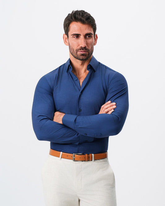 State & Liberty "The Bowman" Navy with Navy Grid
