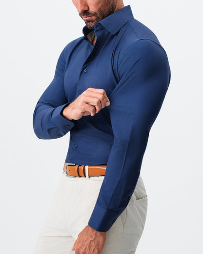 State & Liberty "The Bowman" Navy with Navy Grid
