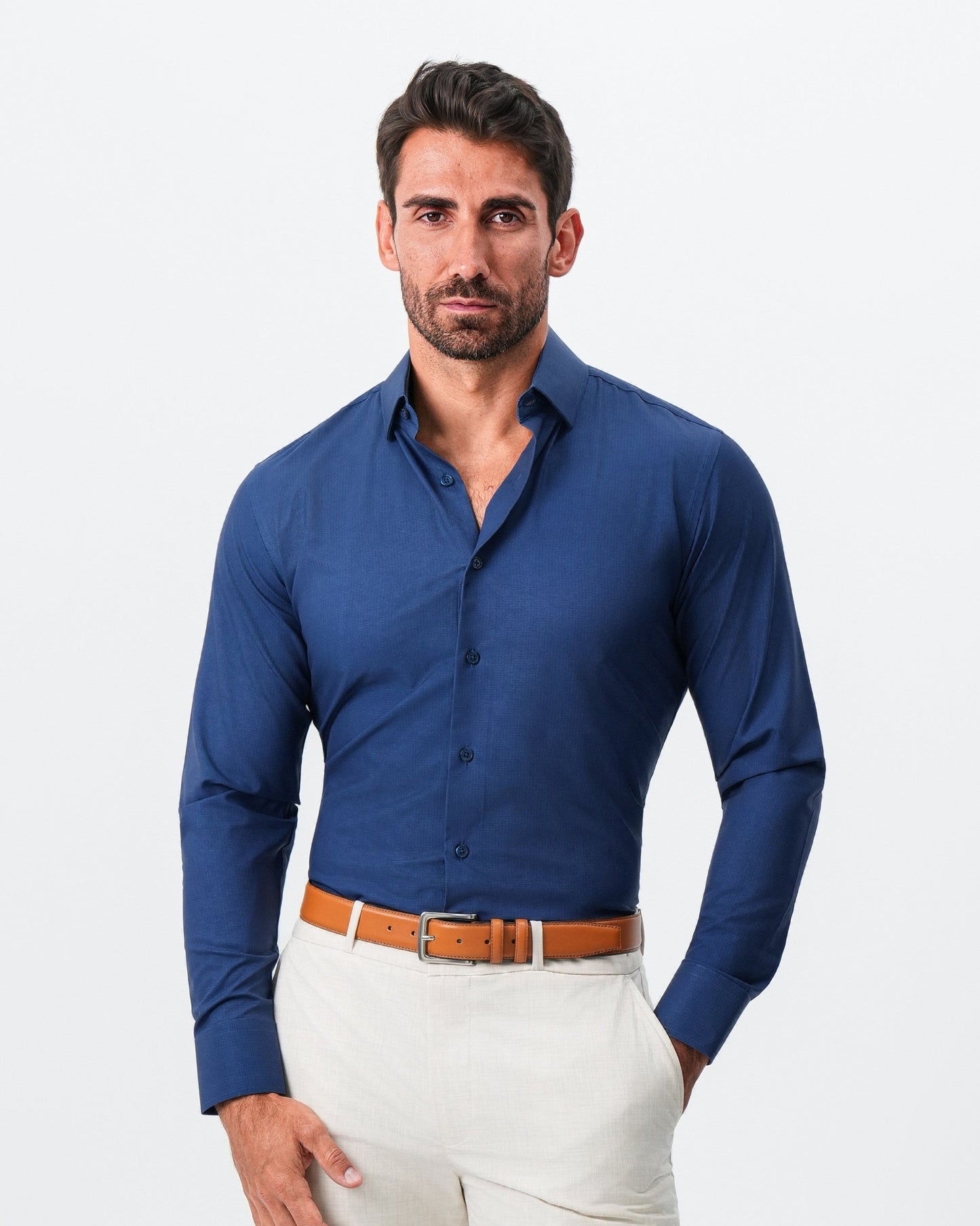 State & Liberty "The Bowman" Navy with Navy Grid