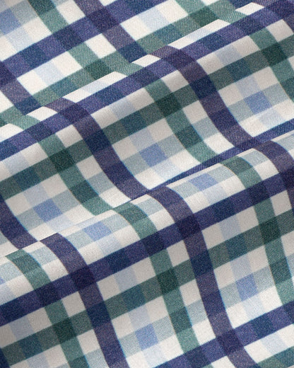 State & Liberty "The Parker" Navy, Light Blue and Pine Green Gingham