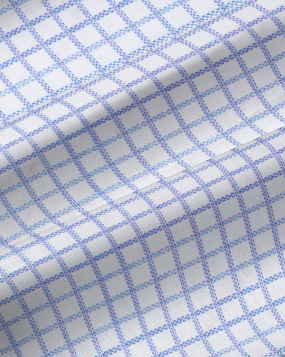 State & Liberty "The Baxter" Blue Mini Line Patterned Windowpane