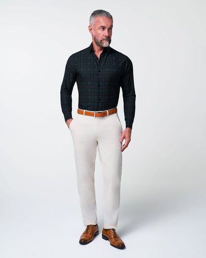 State & Liberty "The York" Navy, Black & Olive Plaid