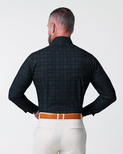 State & Liberty "The York" Navy, Black & Olive Plaid