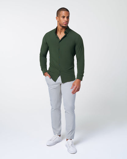 State & Liberty "The Kelce" Solid Dark Olive Green