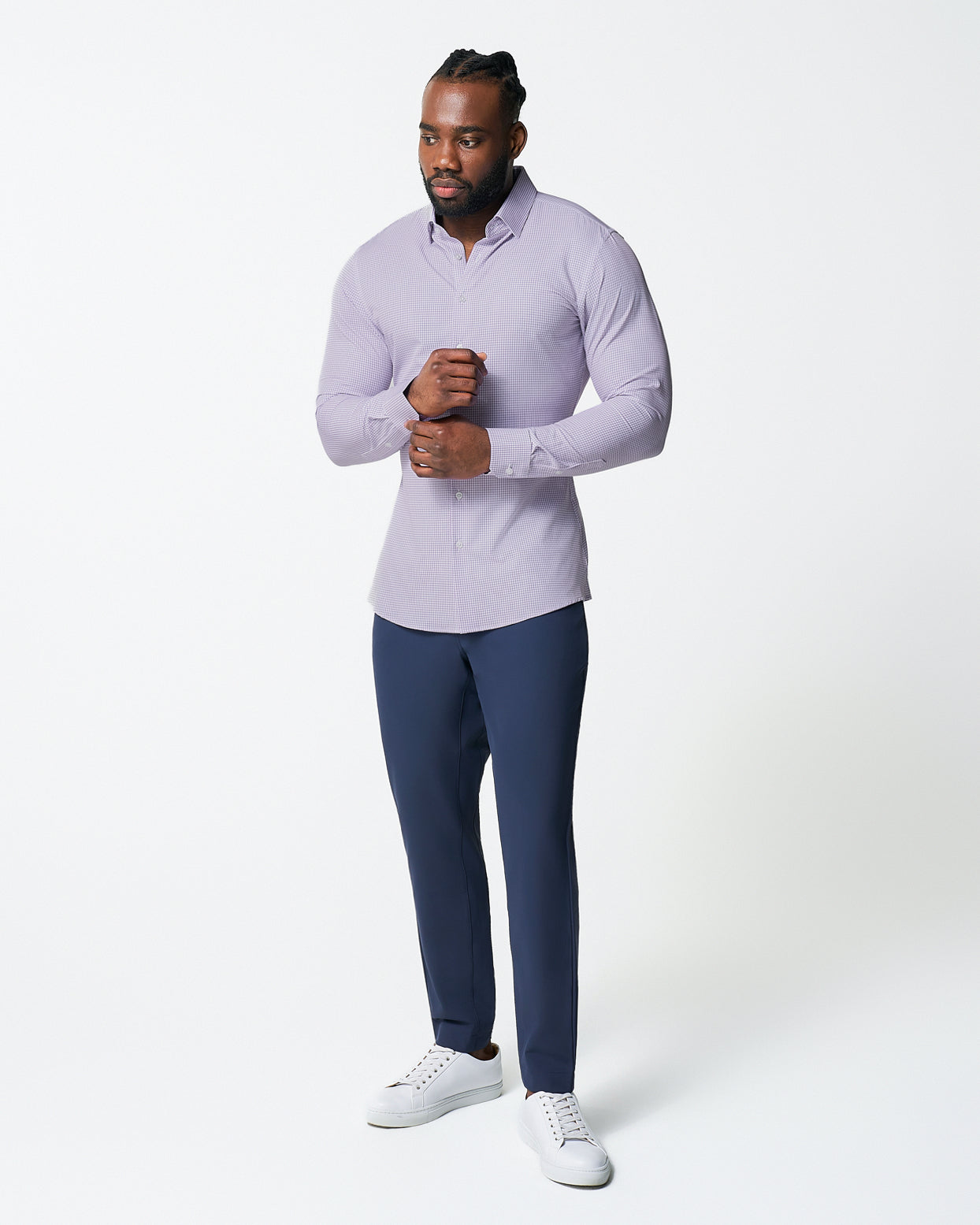 State & Liberty "The Arlo" Lavender Double Check