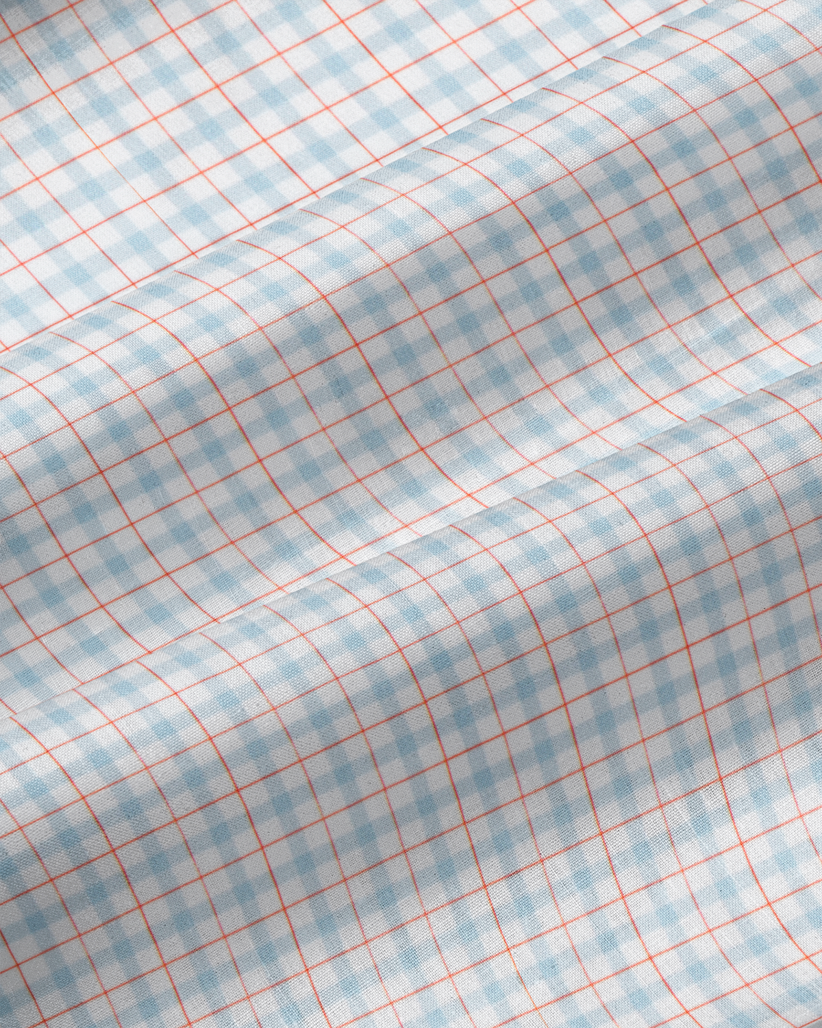 State & Liberty "The Dimitri" Blue Plaid With Orange Windowpane