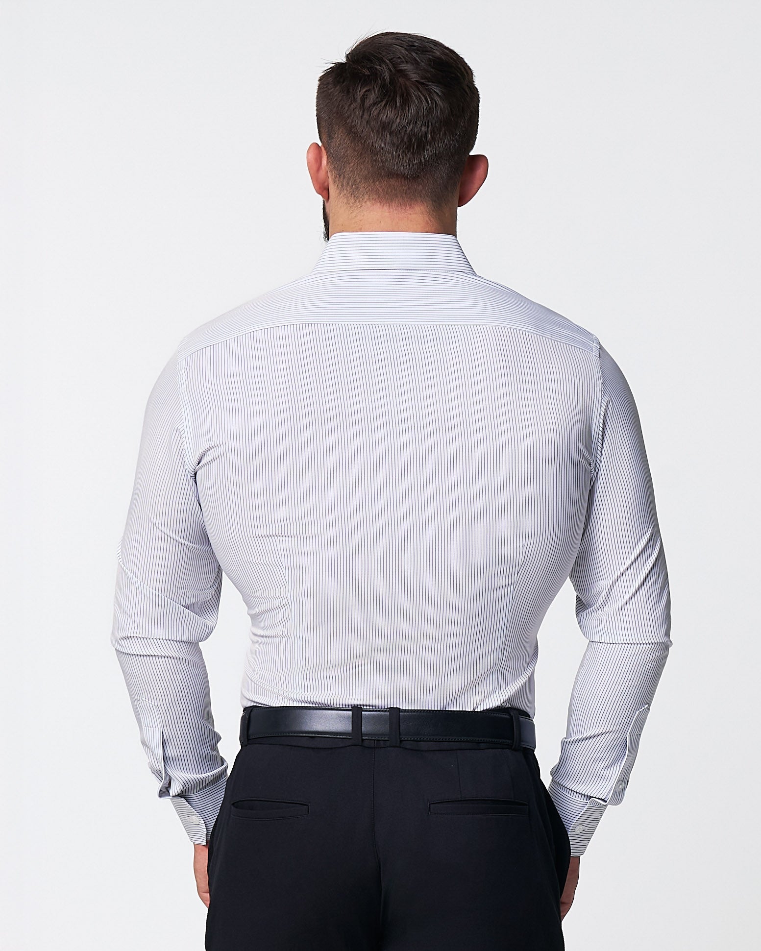 State & Liberty "The Wylder" Charcoal Chalked Pinstripe
