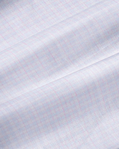 State & Liberty "The Brady" Light Pink & Light Blue Mini Check