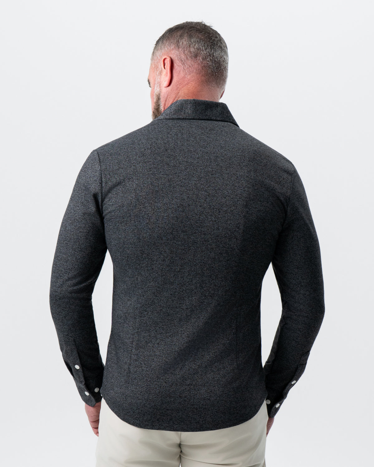 State & Liberty Patch Pocket Button Down - Charcoal
