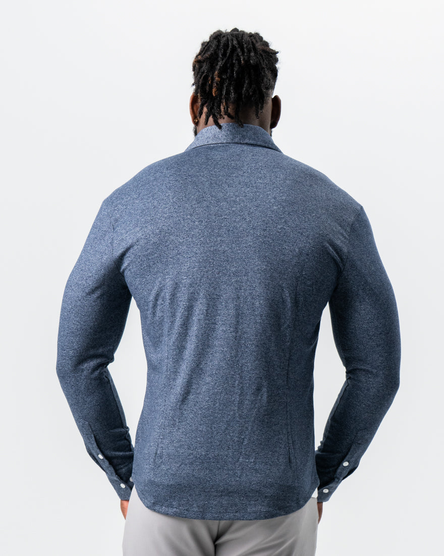 State & Liberty Patch Pocket Button Down - Navy