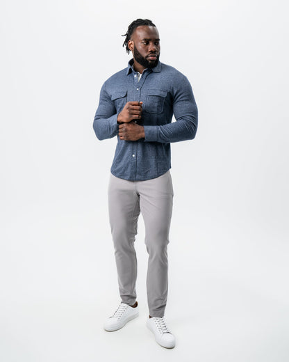 State & Liberty Patch Pocket Button Down - Navy