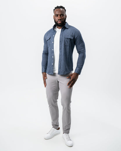 State & Liberty Patch Pocket Button Down - Navy