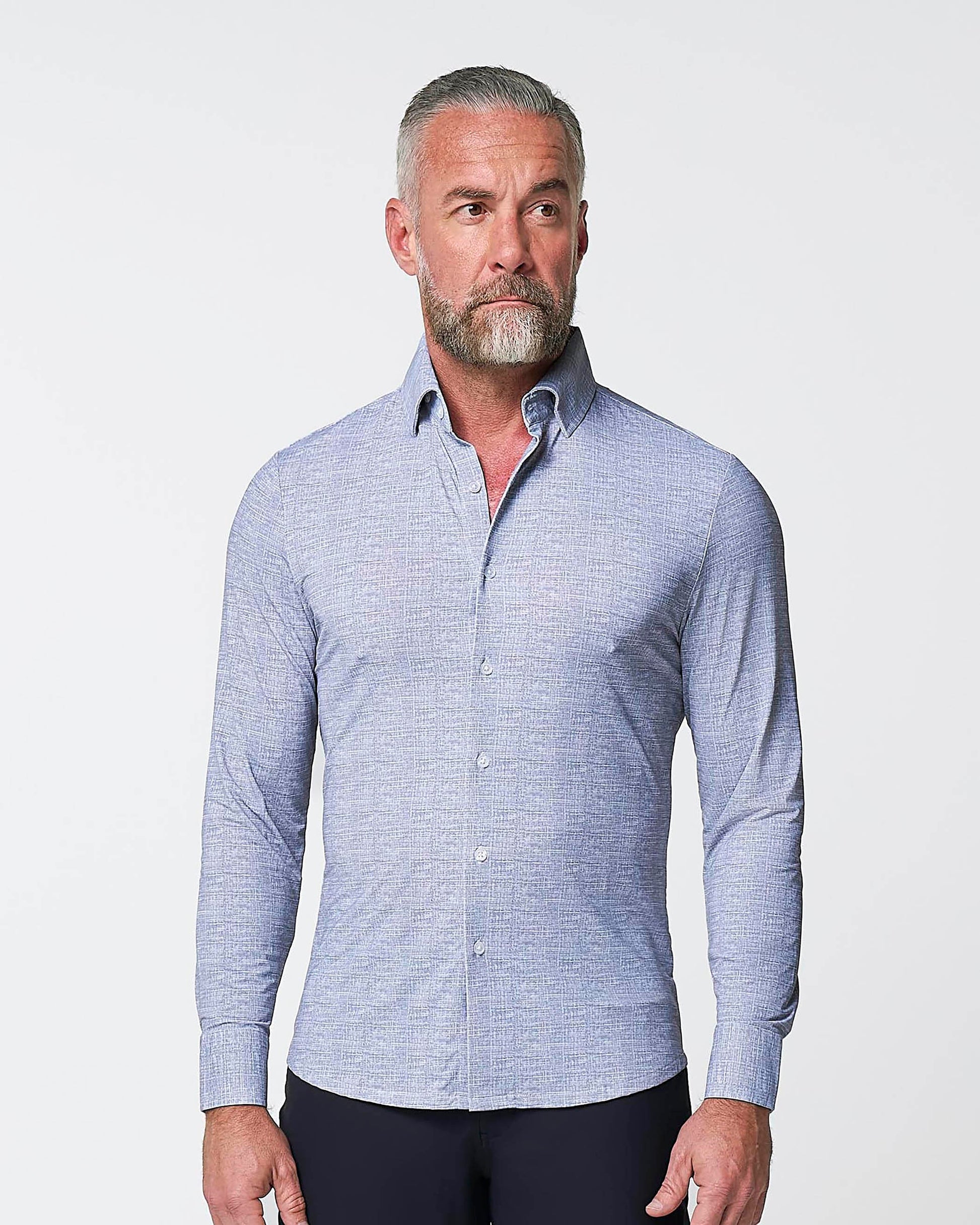 State & Liberty "The Storm" Sport Shirt - Navy Linen