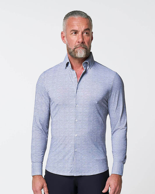 State & Liberty "The Storm" Sport Shirt - Navy Linen