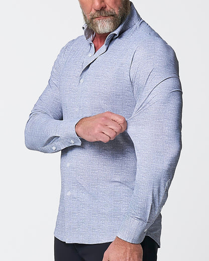 State & Liberty "The Storm" Sport Shirt - Navy Linen