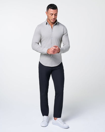 State & Liberty "The Omaha" Sandstone Pique Button Down