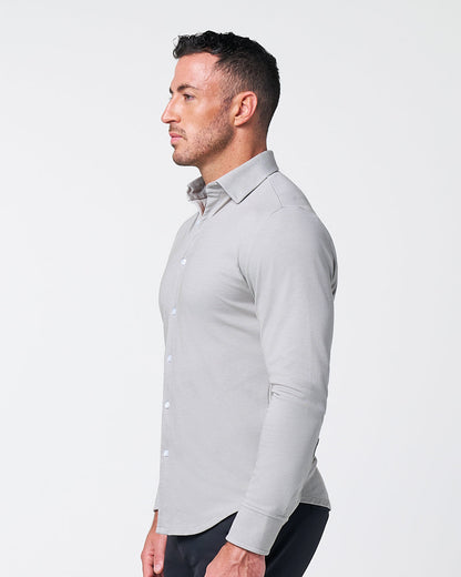State & Liberty "The Omaha" Sandstone Pique Button Down