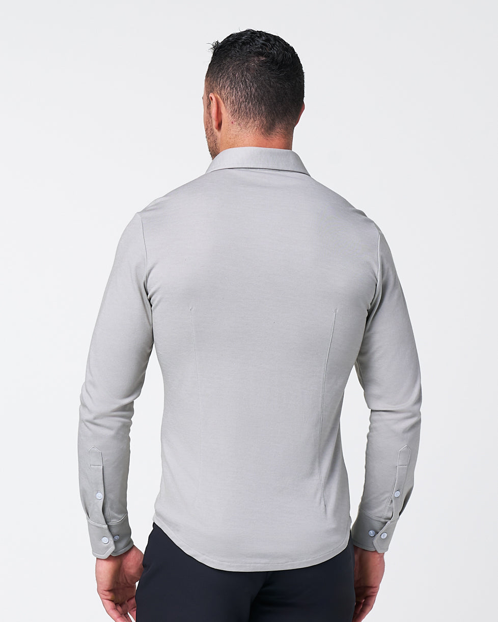 State & Liberty "The Omaha" Sandstone Pique Button Down