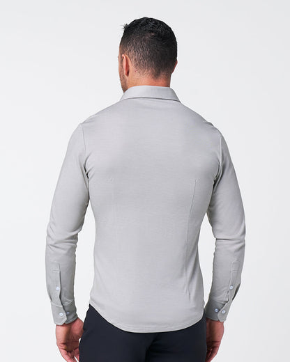 State & Liberty "The Omaha" Sandstone Pique Button Down