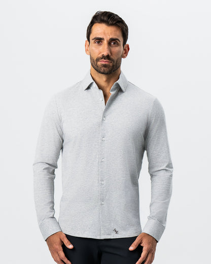 State & Liberty "The Fowler" Grey Button Down