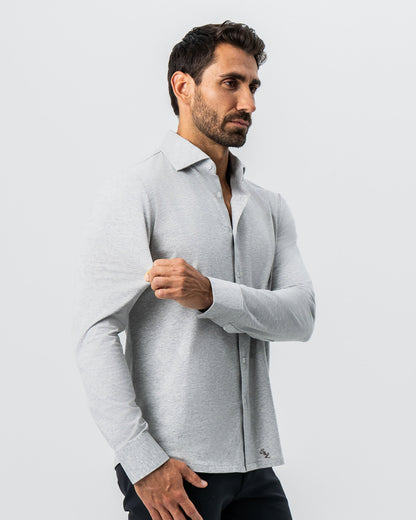State & Liberty "The Fowler" Grey Button Down