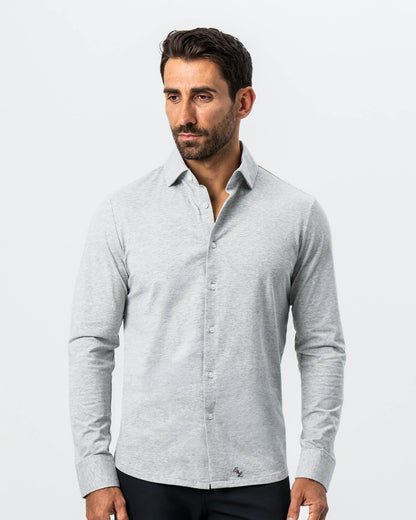 State & Liberty "The Fowler" Grey Button Down