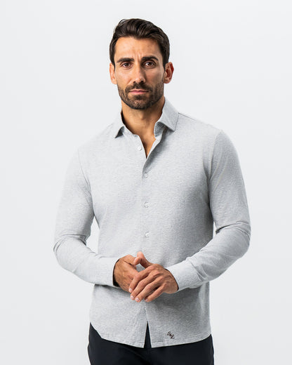 State & Liberty "The Fowler" Grey Button Down