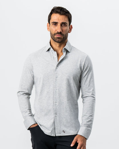 State & Liberty "The Fowler" Grey Button Down