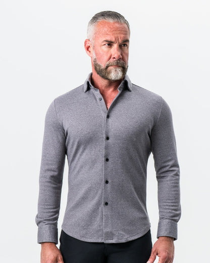 State & Liberty "The Onyx" Charcoal Button Down