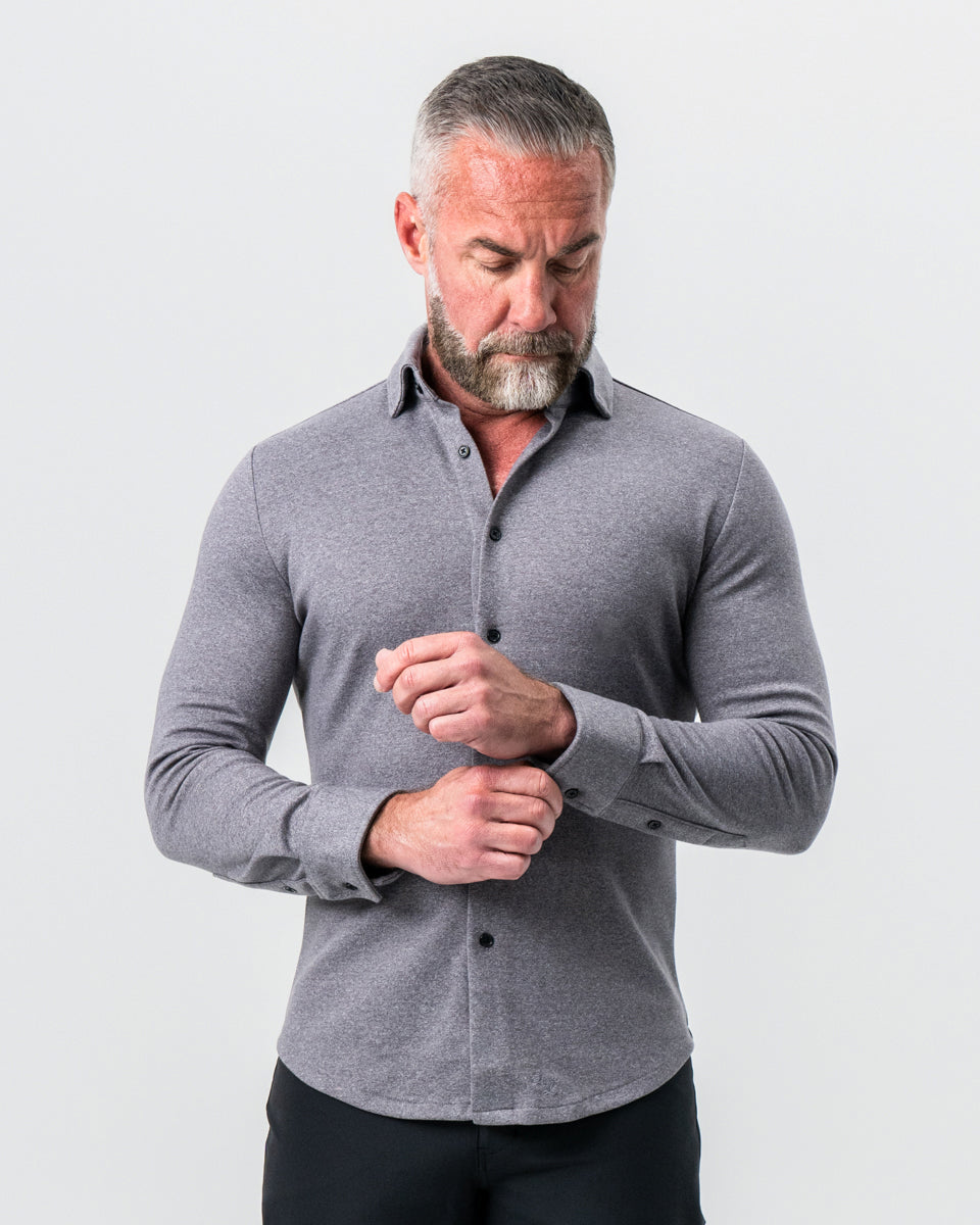 State & Liberty "The Onyx" Charcoal Button Down