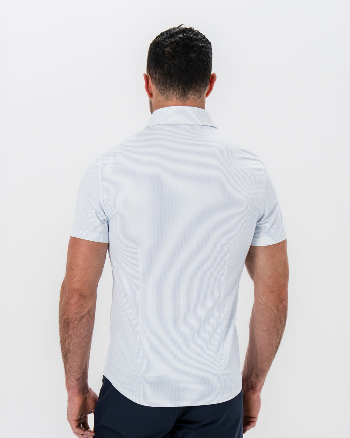 State & Liberty "The Rio" Light Blue Pinstripe