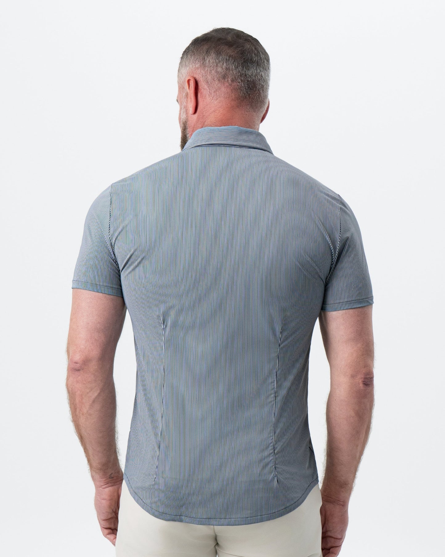State & Liberty "The Lombardi" Navy Print Stripe