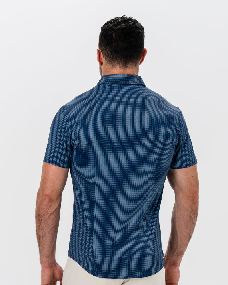 State & Liberty "The Zingerman" Navy With White Geo Squares