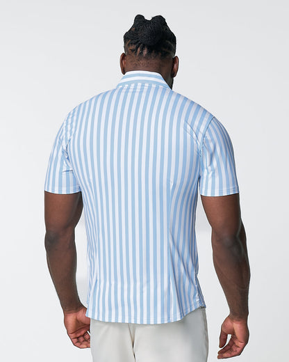 State & Liberty "The Greyson" Light Blue & White Striped